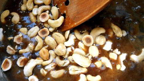 шоколадное мороженое с брауни