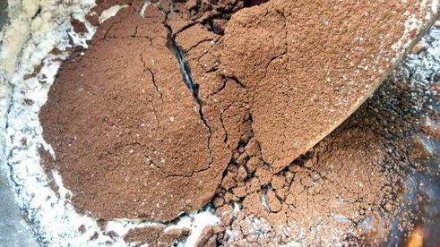 шоколадное мороженое с брауни