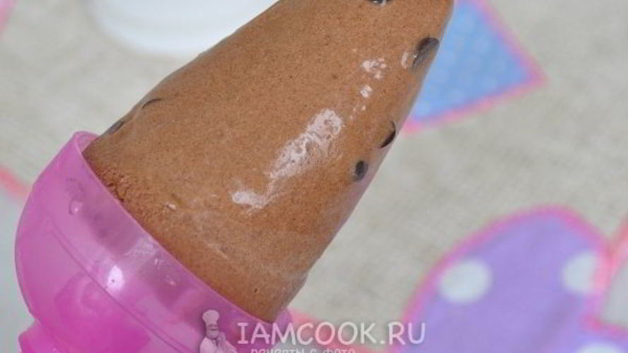 Рецепт шоколадное мороженое с дропсами