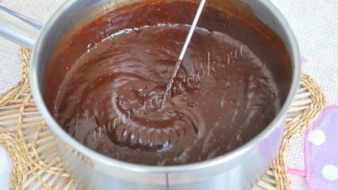 шоколадное мороженое с дропсами