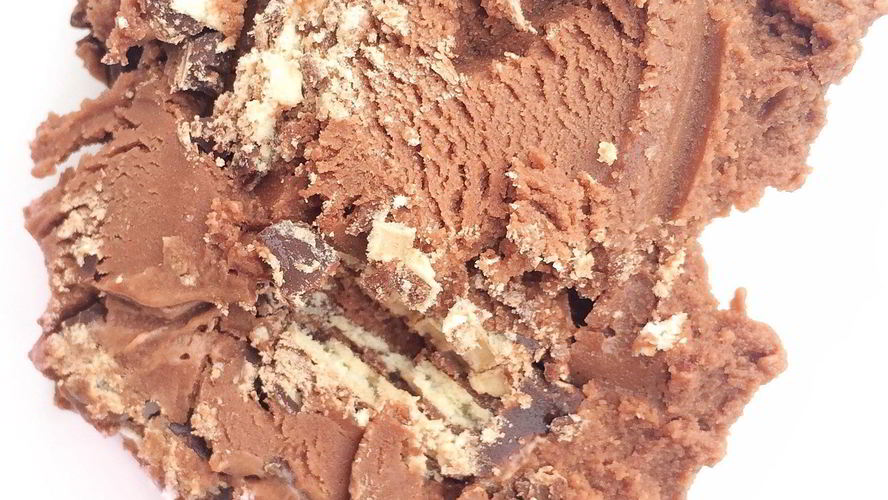 Рецепт шоколадное мороженое с конфетами kitkat