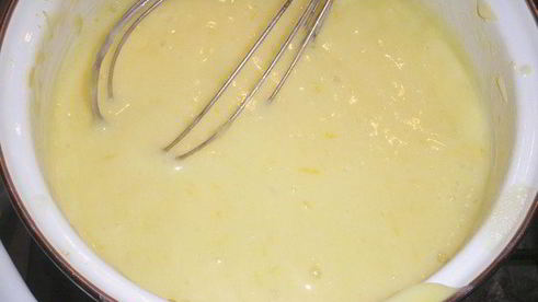 торт-мороженое с лимонным кремом