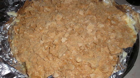 торт-мороженое с лимонным кремом