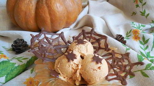 тыквенное мороженое