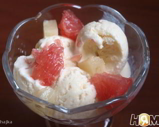 Ванильное мороженое-пломбир