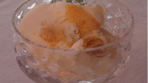 Рецепт Ванильное мороженое с абрикосами