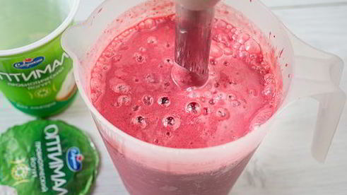 вишневое йогуртовое мороженое