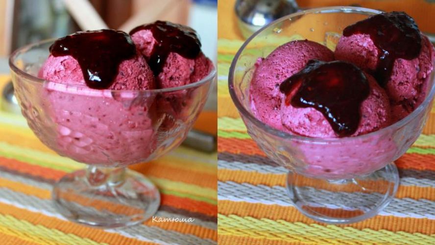 Рецепт ягодное мороженое