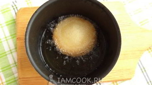 жареное мороженое в тостовом хлебе