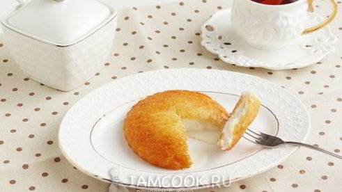 жареное мороженое в тостовом хлебе