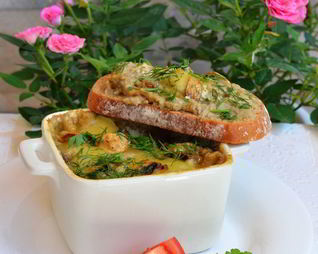 Баклажаново-грибной мусс