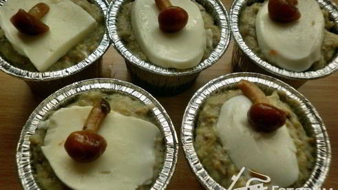 баклажаново-грибной мусс