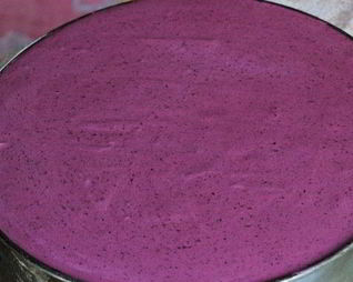 Черничный торт-мусс