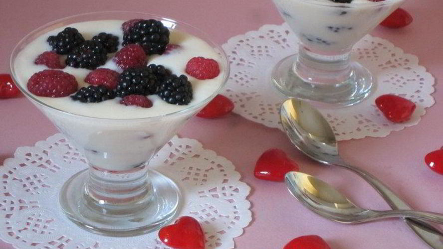 Рецепт ежевика с муссом из зефира