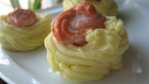 Рецепт Картофельные корзинки с рыбным муссом