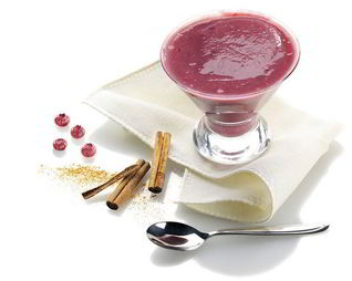 Клюквенный мусс