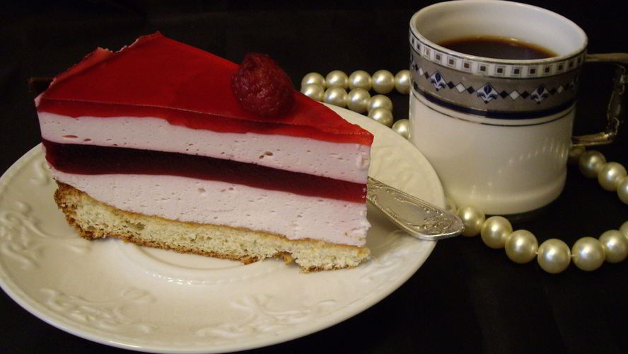 Рецепт клюквенный торт-мусс