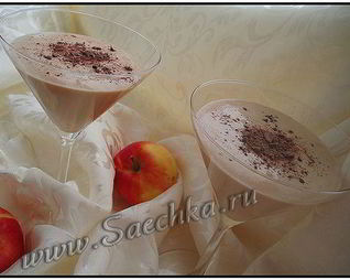 Кофейно-творожный мусс