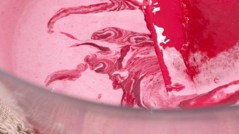 малиновый мусс с ароматом розы