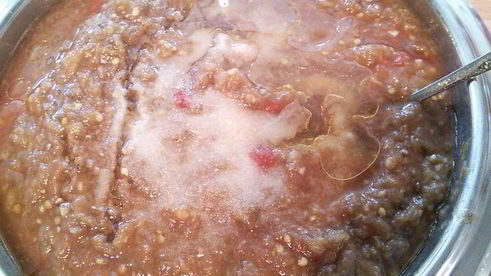 мусс из баклажанов