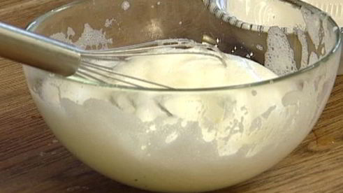 мусс из белого шоколада