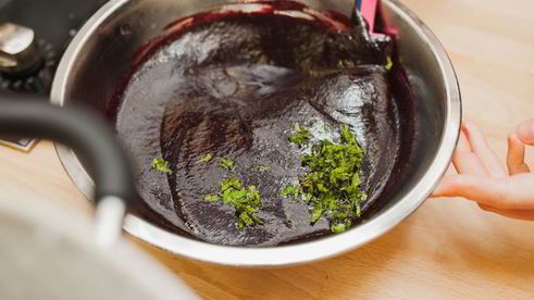 мусс из черной смородины