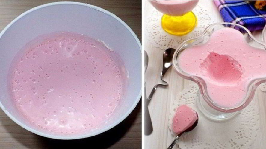 Рецепт мусс из киселя