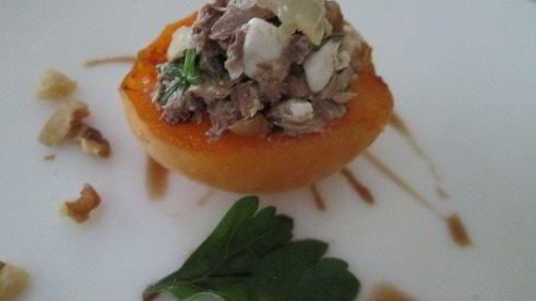 мусс из тунца в абрикосах