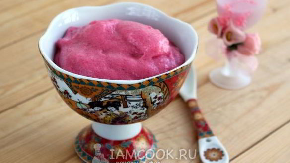 Рецепт Мусс клюквенный