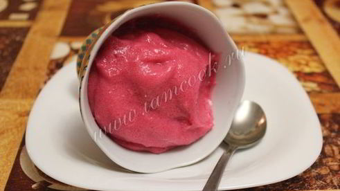 мусс клюквенный