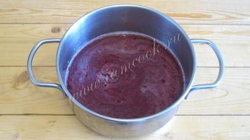 мусс клюквенный