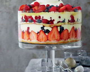 Мусс с лесными ягодами