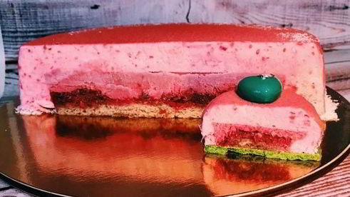 муссовый десерт малиновый рай