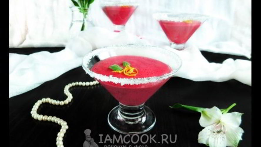 Рецепт постный мусс с вишней