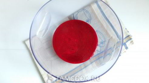 постный мусс с вишней