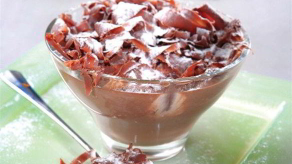 Рецепт Шоколадный мусс с оливковым маслом и бренди