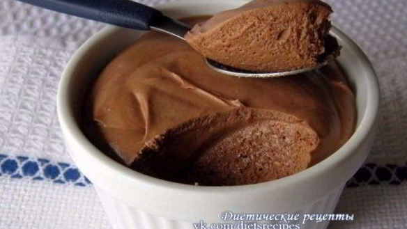 Рецепт Шоколадный мусс с творогом