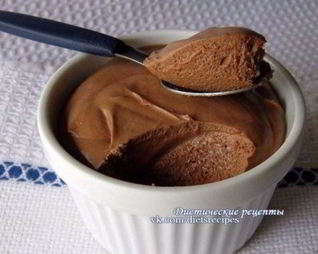 Шоколадный мусс с творогом