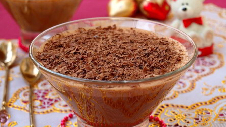 Рецепт сливочно-шоколадный мусс