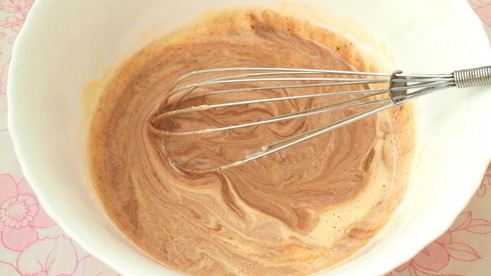 сливочно-шоколадный мусс