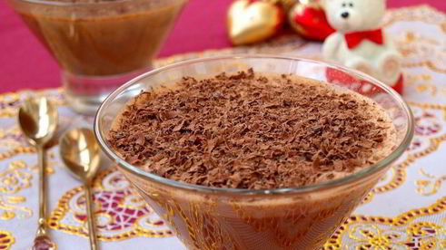 сливочно-шоколадный мусс