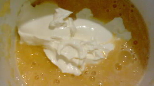 сметанно-фруктовый мусс