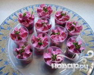 Свекольный мусс