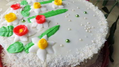 торт-мусс черничный каприз