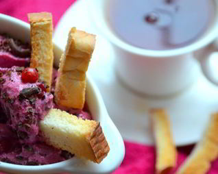 Творожно-ягодный мусс