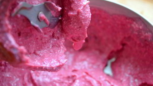 творожно-ягодный мусс