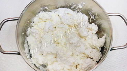 творожный мусс с зефиром