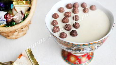 творожный мусс с зефиром