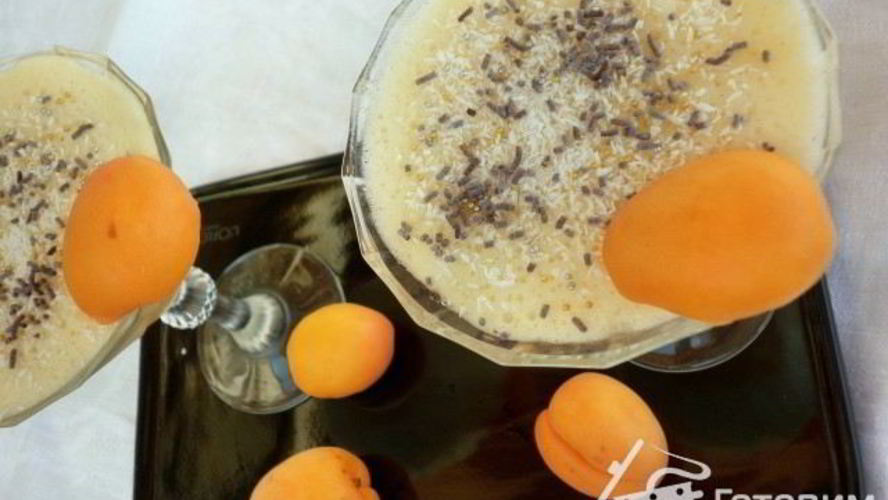 Рецепт яблочно-абрикосовый мусс на сыворотке