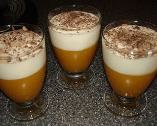 Оригинальный десерт Курага под снегом